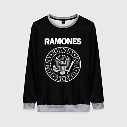 Свитшот женский RAMONES, цвет: 3D-меланж