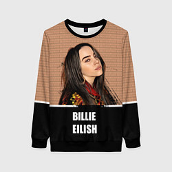 Свитшот женский Billie Eilish, цвет: 3D-черный