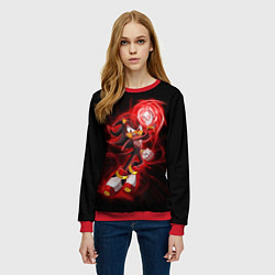 Свитшот женский SHADOW, цвет: 3D-красный — фото 2