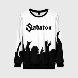 Свитшот женский SABATON, цвет: 3D-черный