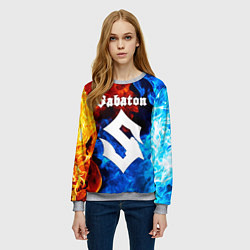 Свитшот женский SABATON, цвет: 3D-меланж — фото 2