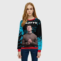 Свитшот женский NILETTO, цвет: 3D-красный — фото 2