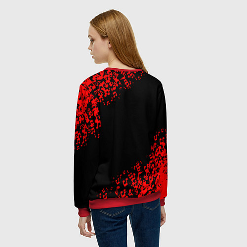 Женский свитшот NILETTO / 3D-Красный – фото 4