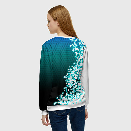 Женский свитшот PUBG / 3D-Белый – фото 4