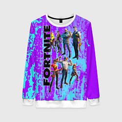 Свитшот женский Fortnite, цвет: 3D-белый