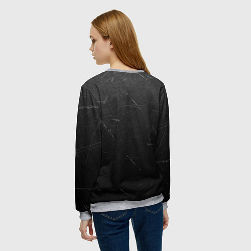 Женский свитшот HALF-LIFE / 3D-Меланж – фото 4