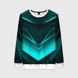 Свитшот женский NEON GEOMETRY STRIPES, цвет: 3D-белый