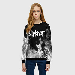 Свитшот женский SLIPKNOT, цвет: 3D-черный — фото 2