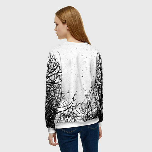 Женский свитшот SILENT HILL / 3D-Белый – фото 4