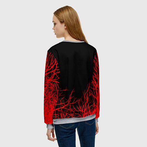 Женский свитшот SILENT HILL / 3D-Меланж – фото 4