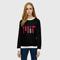 Свитшот женский MIT, цвет: 3D-белый — фото 2