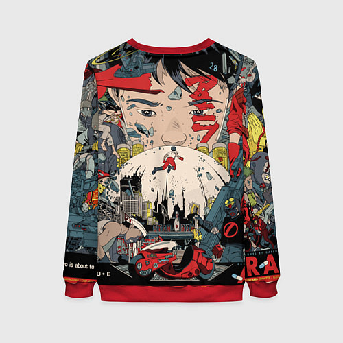 Женский свитшот AKIRA / 3D-Красный – фото 2