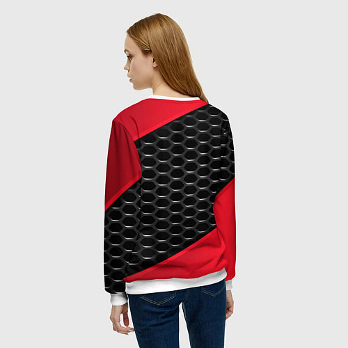 Женский свитшот MAZDA / 3D-Белый – фото 4