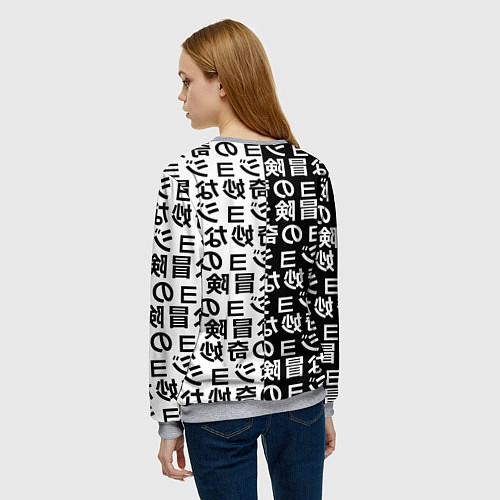 Женский свитшот JOJOS BIZARRE ADVENTURE / 3D-Меланж – фото 4