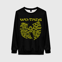 Свитшот женский WU-TANG CLAN, цвет: 3D-черный