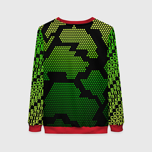 Женский свитшот CS GO Oko / 3D-Красный – фото 2