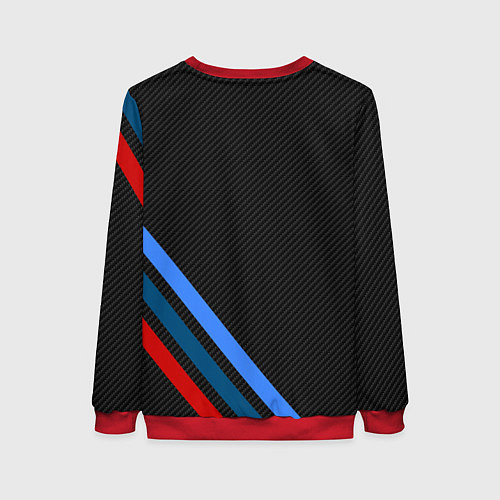 Женский свитшот BMW POWER CARBON / 3D-Красный – фото 2