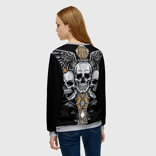 Женский свитшот Megadeth / 3D-Меланж – фото 4