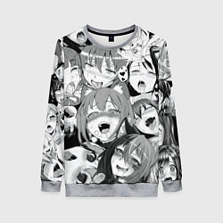 Свитшот женский АХЕГАО, цвет: 3D-меланж