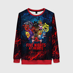 Свитшот женский Five Nights At Freddys, цвет: 3D-красный