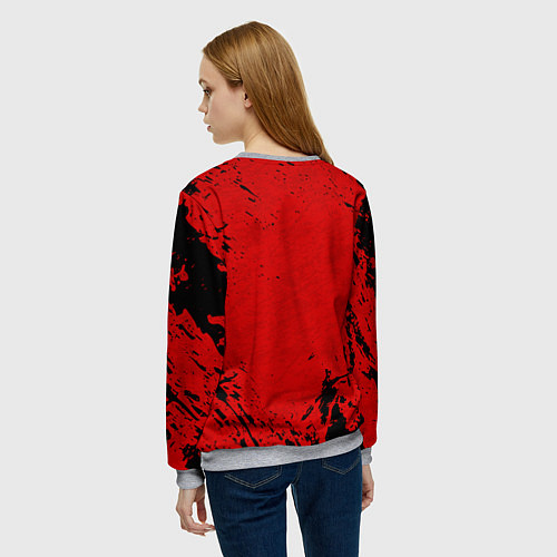 Женский свитшот BLOODBORNE / 3D-Меланж – фото 4