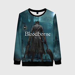 Свитшот женский Bloodborne, цвет: 3D-черный