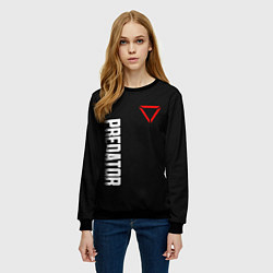 Свитшот женский PREDATOR, цвет: 3D-черный — фото 2