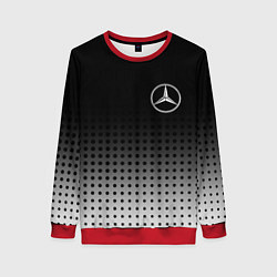 Свитшот женский Mercedes-Benz, цвет: 3D-красный