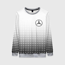 Свитшот женский Mercedes-Benz, цвет: 3D-меланж