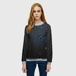 Свитшот женский Crysis, цвет: 3D-меланж — фото 2