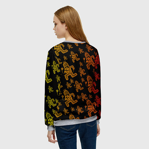 Женский свитшот Final Fantasy / 3D-Меланж – фото 4