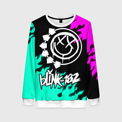 Свитшот женский Blink-182 5, цвет: 3D-белый