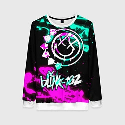 Свитшот женский Blink-182 6, цвет: 3D-белый