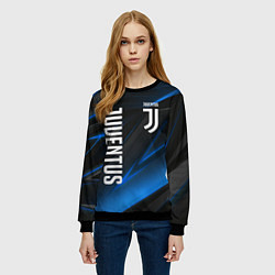 Свитшот женский JUVENTUS, цвет: 3D-черный — фото 2