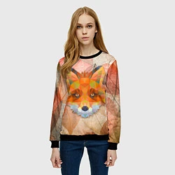 Свитшот женский Fox, цвет: 3D-черный — фото 2