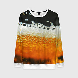 Свитшот женский ТЕМНОЕ ПИВО, цвет: 3D-белый