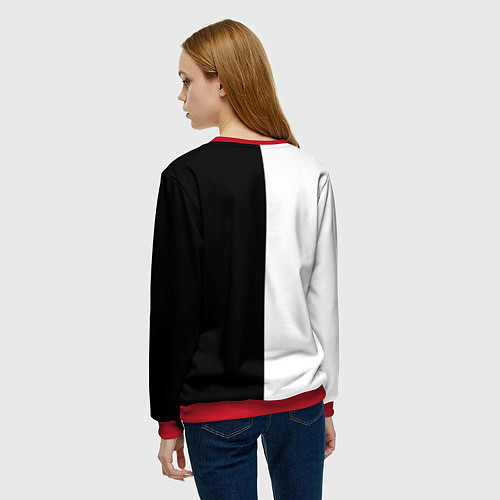 Женский свитшот Лягуха / 3D-Красный – фото 4