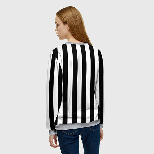 Женский свитшот Литл,биг / 3D-Меланж – фото 4