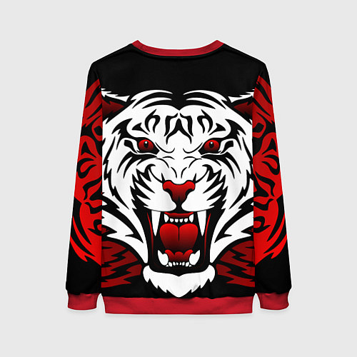 Женский свитшот Зверь / 3D-Красный – фото 2