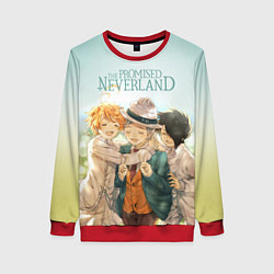 Свитшот женский The Promised Neverland, цвет: 3D-красный