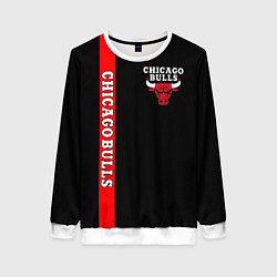 Свитшот женский CHICAGO BULLS, цвет: 3D-белый