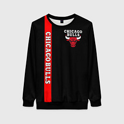 Свитшот женский CHICAGO BULLS, цвет: 3D-черный