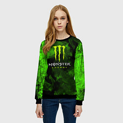 Свитшот женский MONSTER ENERGY, цвет: 3D-черный — фото 2