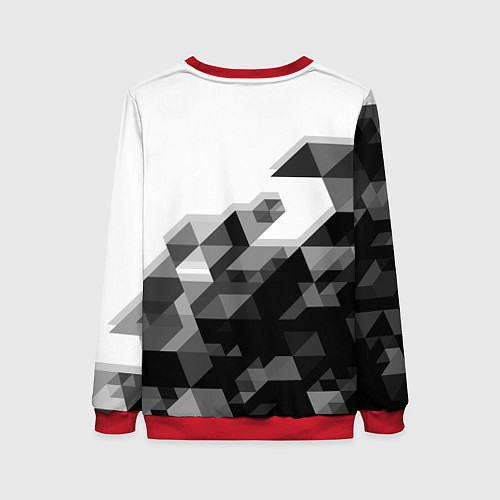 Женский свитшот TOYOTA / 3D-Красный – фото 2