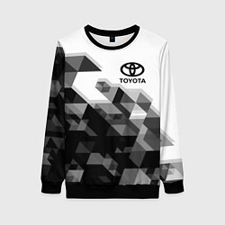 Свитшот женский TOYOTA, цвет: 3D-черный