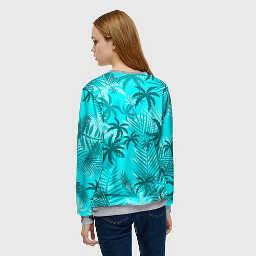 Женский свитшот GTA VICE CITY / 3D-Меланж – фото 4