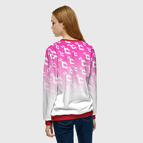 Женский свитшот JOJOS BIZARRE ADVENTURE / 3D-Красный – фото 4