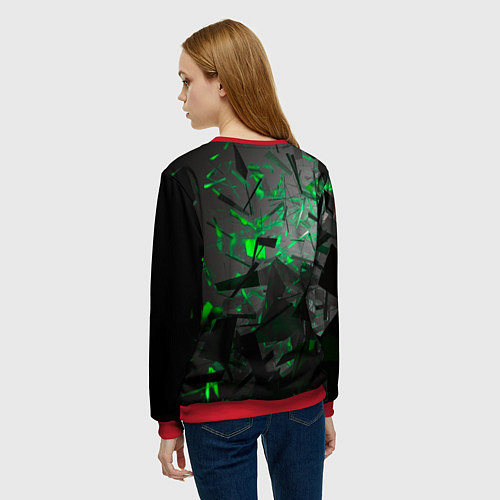 Женский свитшот SKODA / 3D-Красный – фото 4