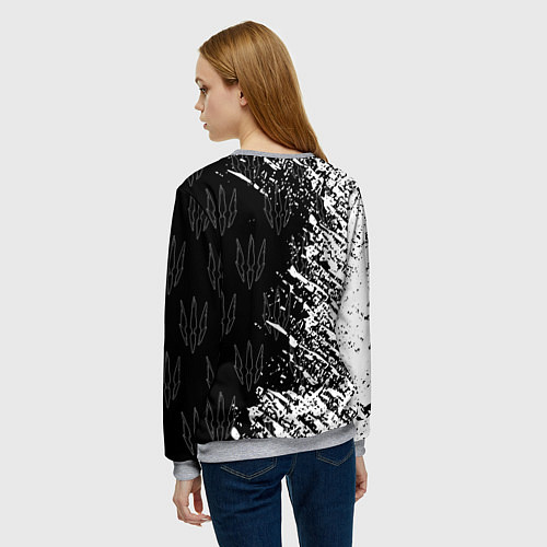 Женский свитшот The Witcher / 3D-Меланж – фото 4