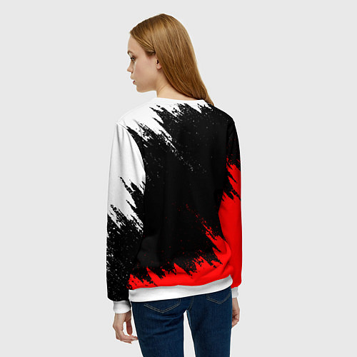 Женский свитшот The Witcher / 3D-Белый – фото 4